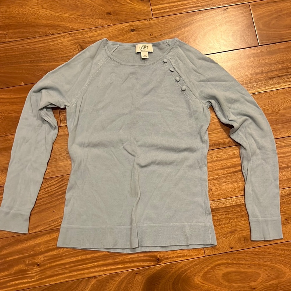 Ann Taylor Loft petite small with button detail